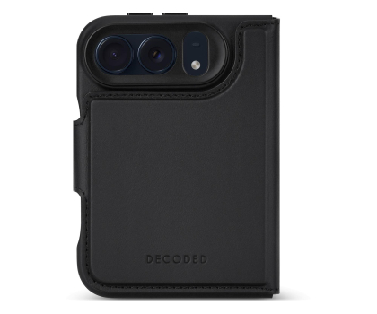 Etui ochronne do smartfonów Decoded Leather Detachable Wallet do iPhone Duo Black